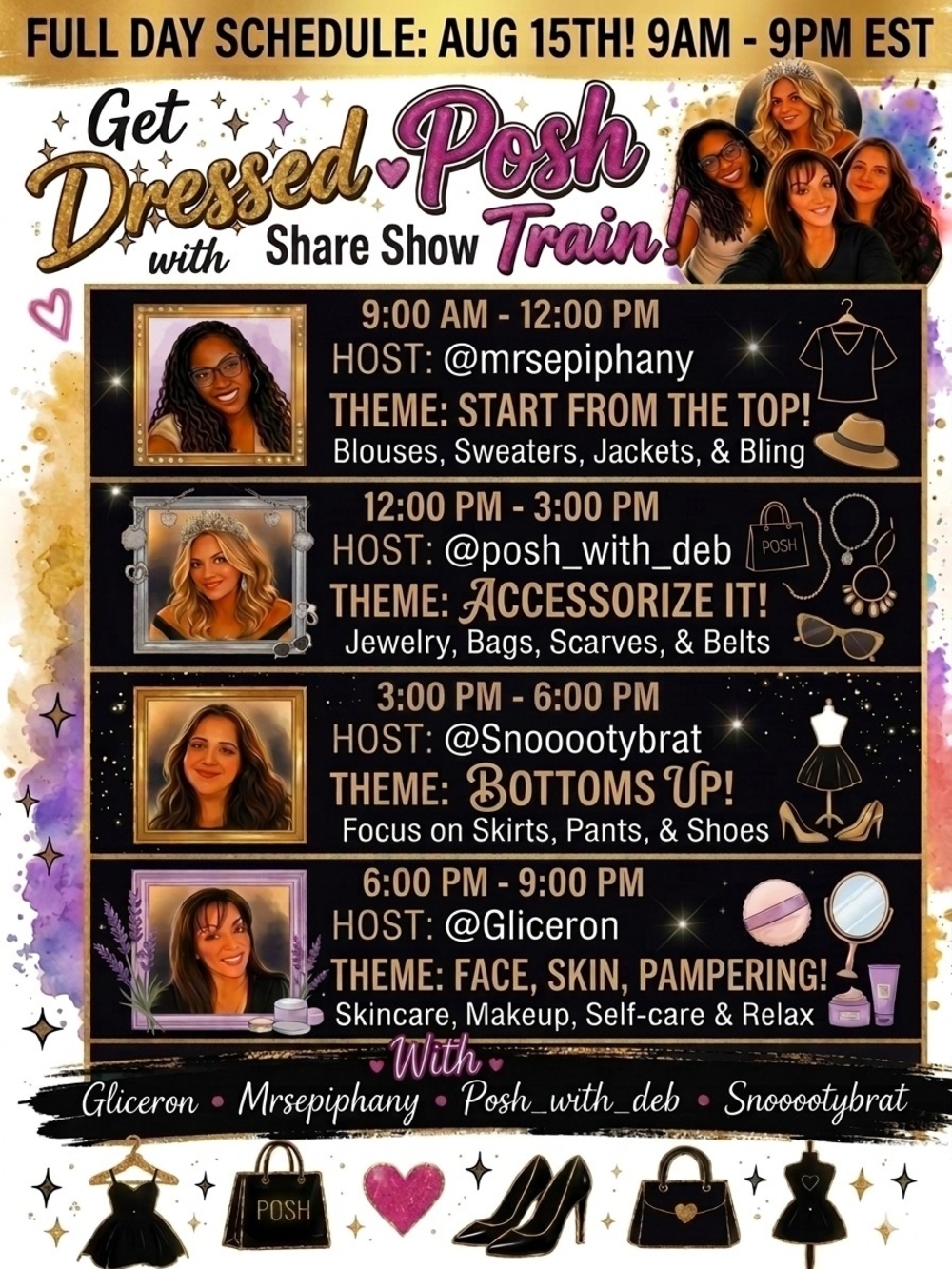 Get Dressed With Posh Train Share Show!
